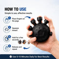 Eagle Claw Finger Gripper Hand Grip Strength And Wrist Exerciser Ball (1 Pc)