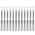 2579 Utility Knife Stainless Steel Blade With Strong Grip (Pack Of 12)