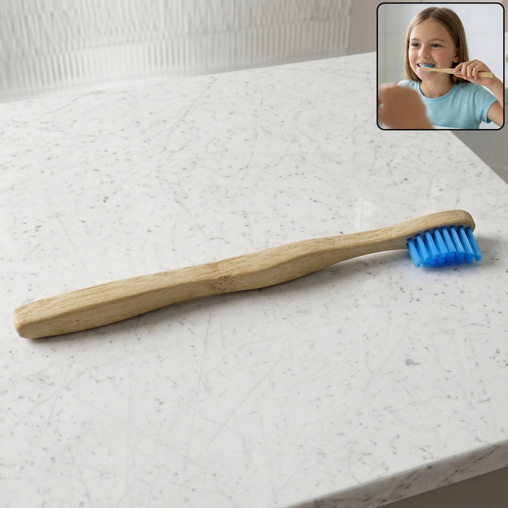 Sustainable Wooden Handle Toothbrush With Soft Bristles (1 Pc)